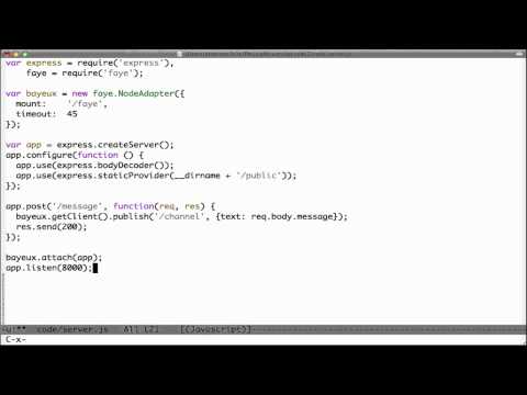 NodeCasts.org - Episode 2 - PubSub with Faye