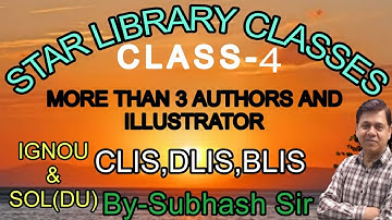 Cataloguing Entry  (MORE THAN 3 AUTHORS WITH ILLUSTRATOR) of  IGNOU AND SOL By Subhash Sir