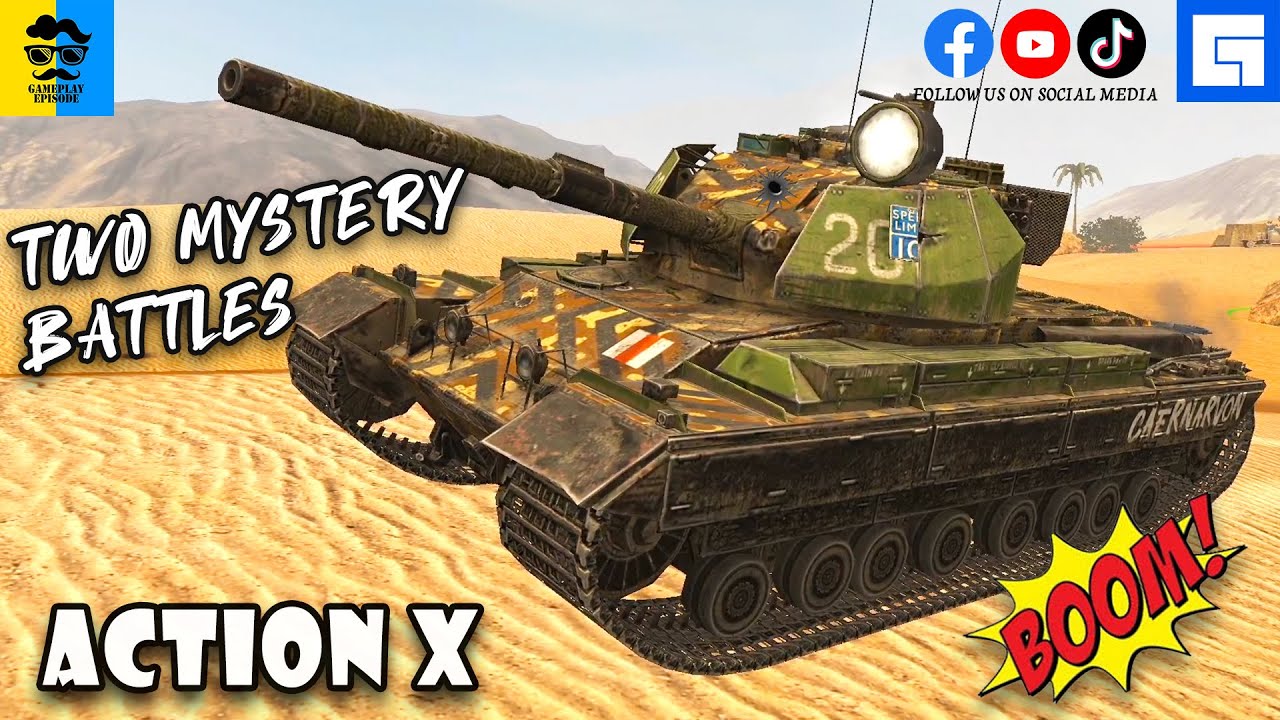 Action X Caernarvon VS Action X Resolute WoT Blitz Gameplay Episode