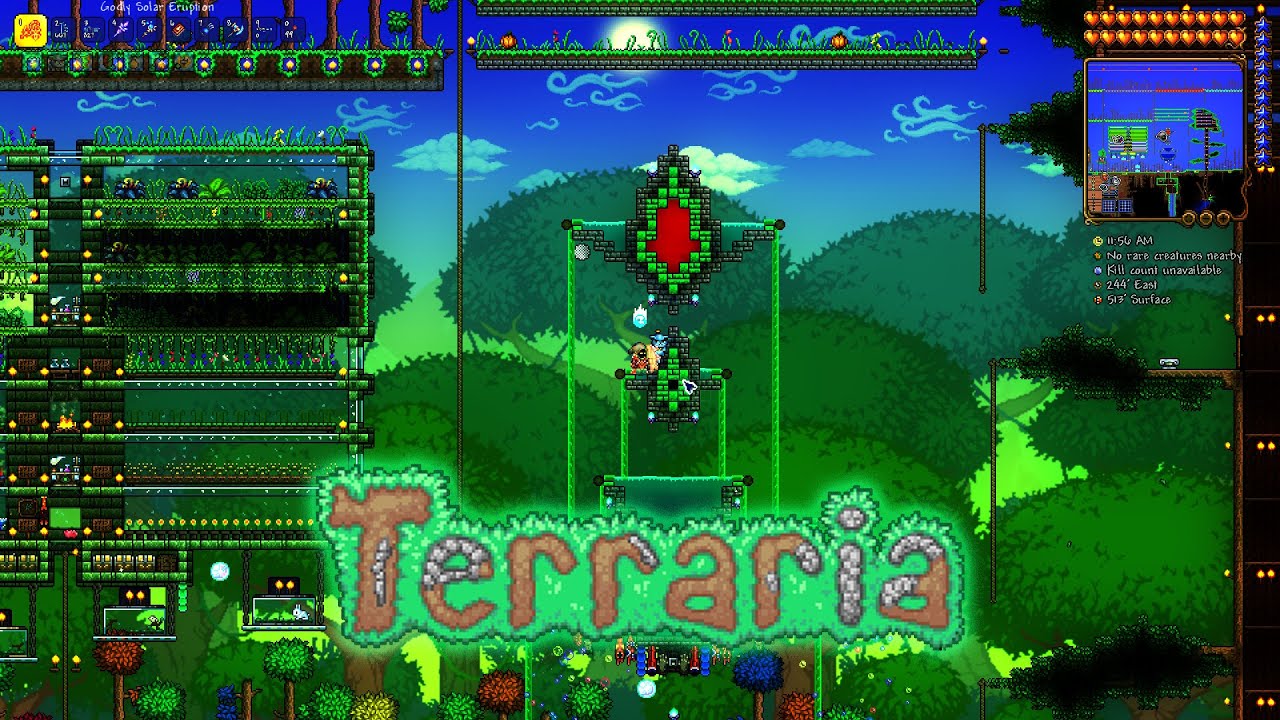 Terraria Colourful and Tranquil Fountain YouTube