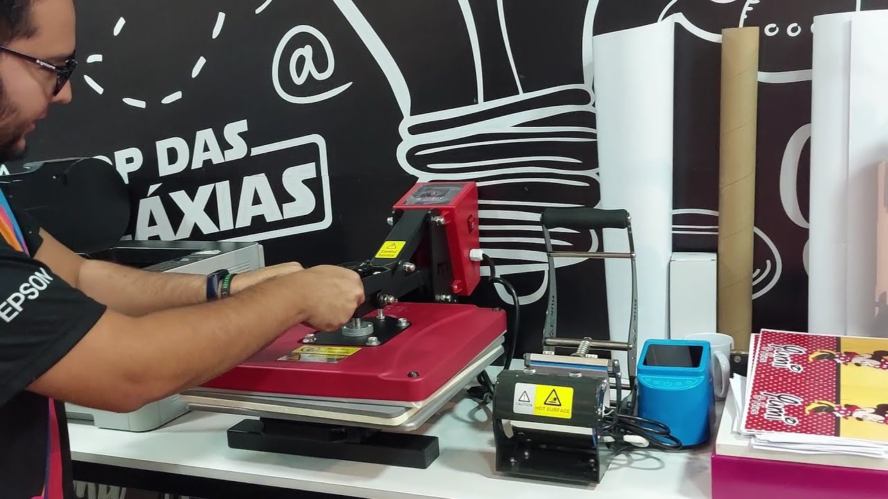 CHEGOU AS NOVAS PRENSAS TÉRMICAS (UNBOXING) LIVE SUB E MECOLOUR