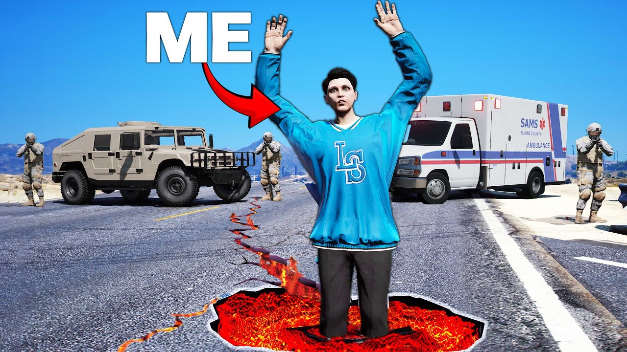 PLAYERS SURVIVE THE FLOOR IS LAVA! | GTA 5 RP