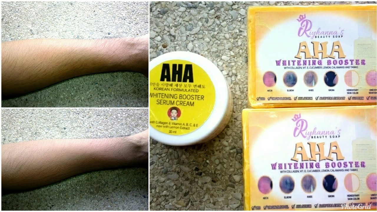 aha whitening booster