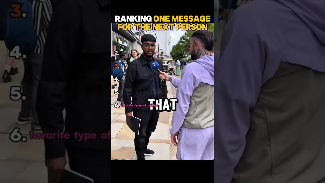 Ranking One Message For The Next Person Videos