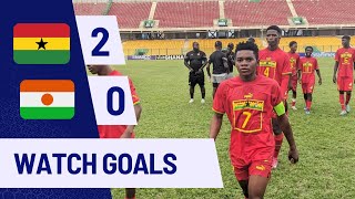 GHANA U17 2-0 NIGER U17 | GOALS AND HIGHLIGHTS | FRIENDLY GAME