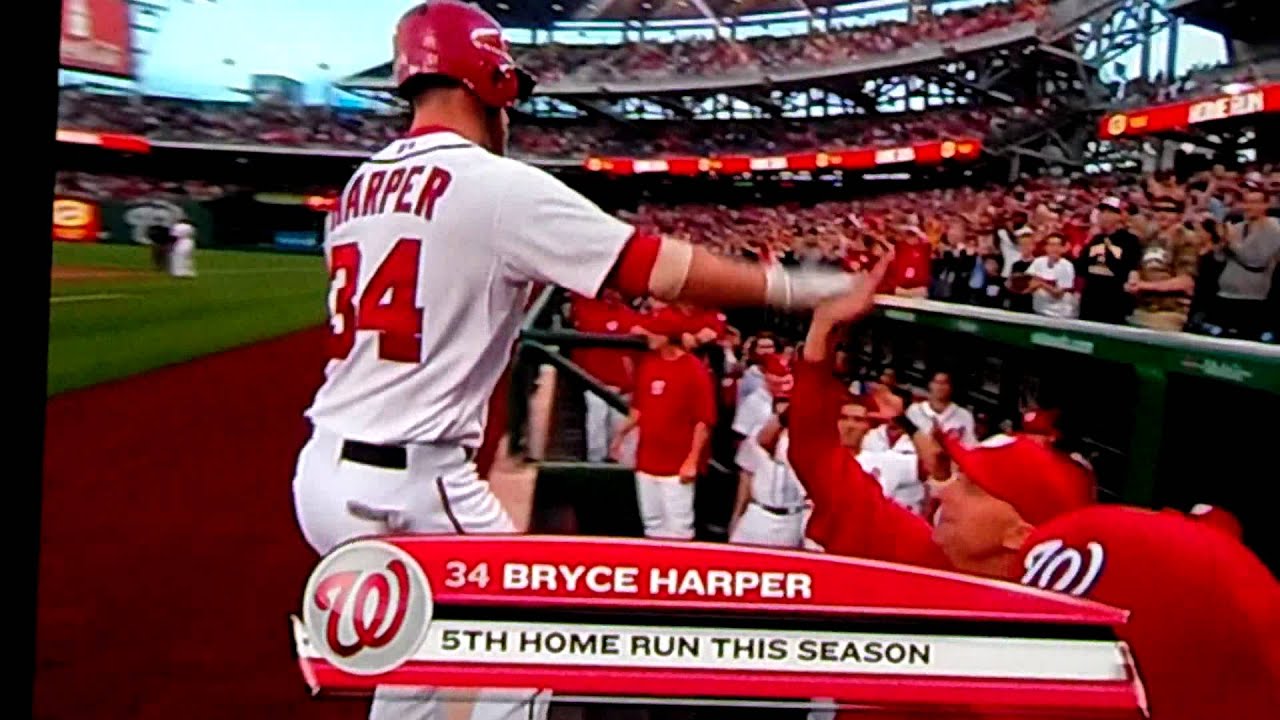 Bryce Harper home run off Julio Teheran!