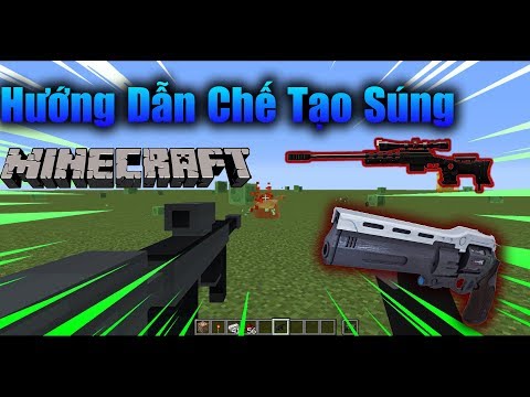 Video Hướng Dẫn Chế Tạo Súng Trong Minecraft - youtube