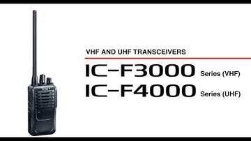 #Handheld #VHF #Radios F3001/F4001 Entry Level Analog Portables VHF/UHF