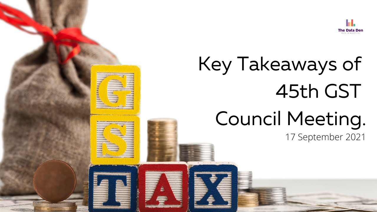 GST Council Meeting 2021 Key takeaways.