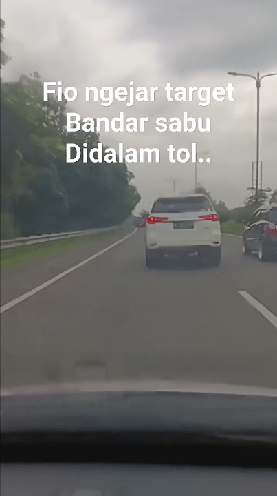 Aksi kejar kejaran dengan tersangka bandar narkoba dijalan tol. #vlog #shorts