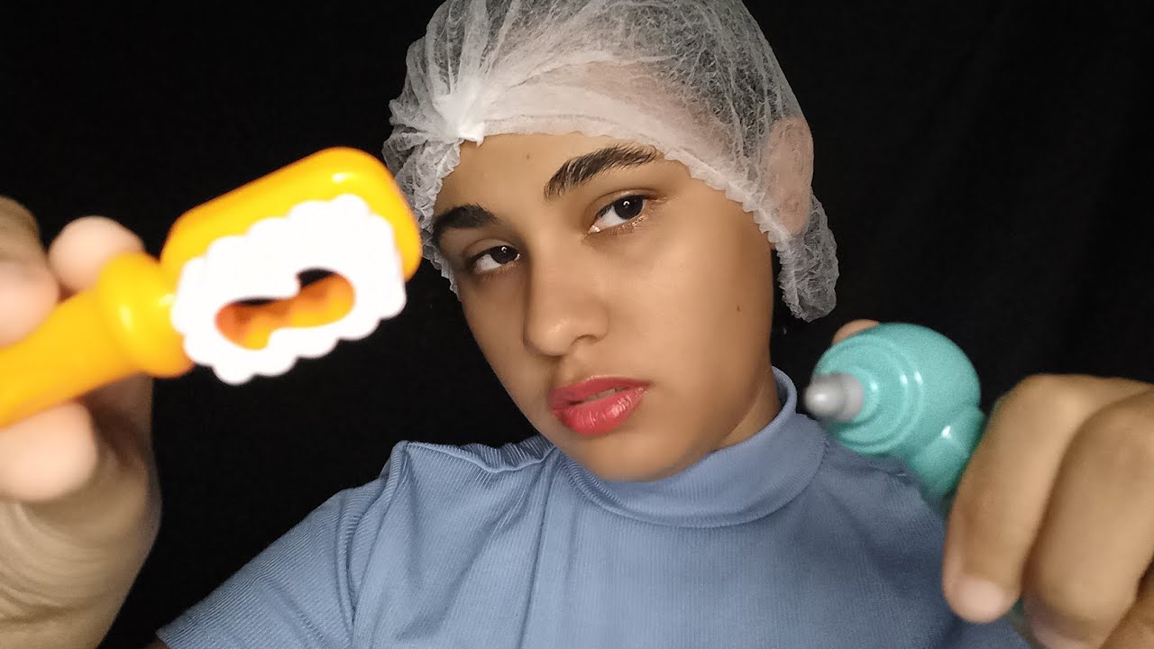 ASMR CLÍNICA CLANDESTINA abturação do dente siso "ROLEPLAY"