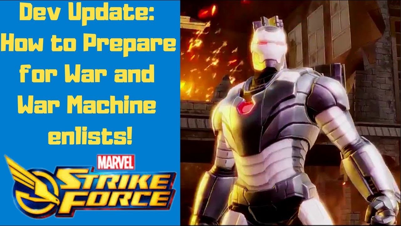 Dev Update War Machine New Synergies And More Marvel Strike Force