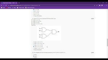 Digital System Design NPTEL  Week 3 solution #nptel2023 #solution #nptelsolution #digitalsystem
