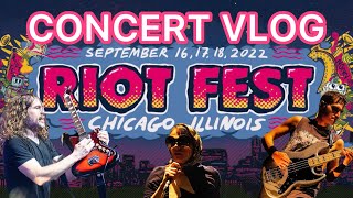 Riot Fest 2022: Concert Vlog (My Chemical Romance), Chicago Illinois
