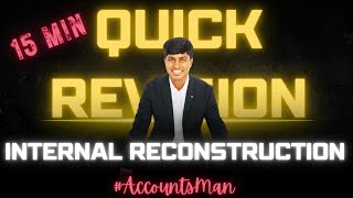 Internal Reconstruction | CA Intermediate | Advanced Accounting | CA Rajavardhan A | #AccountsMan