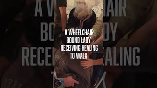 A wheelchair user receives healing to walk @prayerattheheart