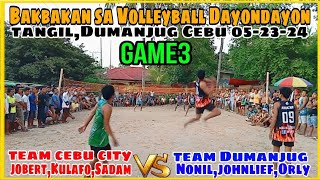 Game3:Decision,Bakbakan sa Tangil Dumanjug Cebu.Team Cebu City Vs. Team Dumanjug.05-23-24