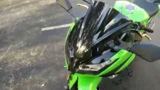2014 Ninja 300 Upgrades - MGP Growler Gold Adjustable Shorty Levers Integrated Tail Lights