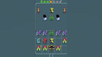 Merge Alphabet 2D Fusion Fight Gameplay #alphabetlore  #shorts