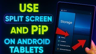 How to Use Split Screen and PIP Features on All Android Tablets. || Android Tablets Split Screen screenshot 3