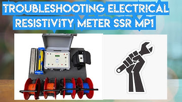 Electrical Resistivity Meter SSR MP1 Troubleshooting #video #youtube #groundwater #exploration