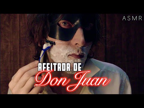 ASMR - AFEITADA de DON JUAN🪒💈