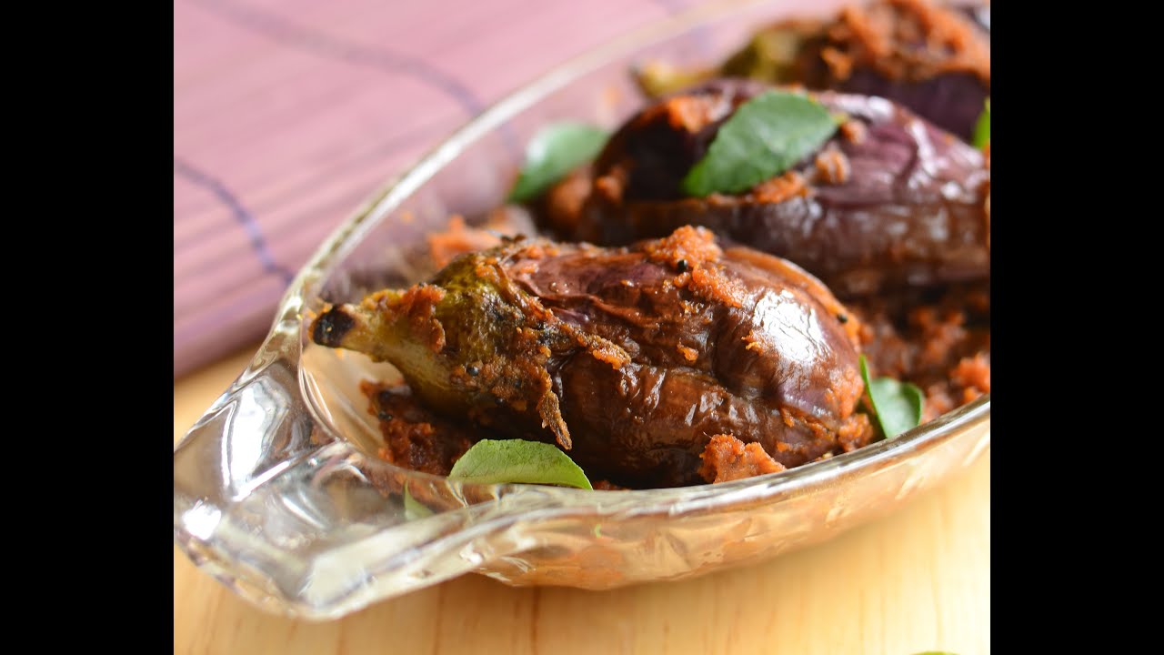 Stuffed Brinjal Curry YouTube