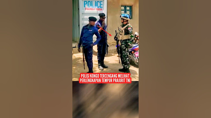 Ketika Prajurit TNI Bertemu Polisi Kongo Africa