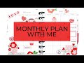 Monthly Plan with Me! | Classic Vertical Happy Planner | February 2024