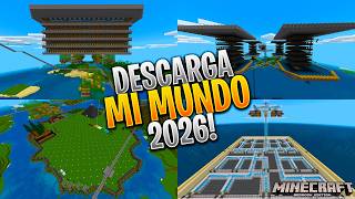 🔔 Descarga MI MUNDO SUPERVIVENCIA para Minecraft Bedrock 1.21 | Minecraft Tecnico 1800+ días 😱