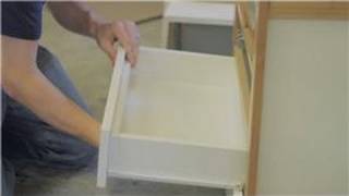 To install a drawer such as a Zargen slide, make sure you line up the sides with the slide wheels evenly, using screws that won