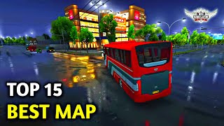 🚚TOP 15 Best Routes & Map In Bus Simulator Indonesia New Update 4.0.4 By Maleo🏕 | Bus Gameplay screenshot 5
