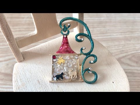 ねこの家 ハンドメイド UVレジン 初心者 Cats house handmade UVresin beginner