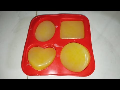 home made Glycerine papaya soap/organic soap/how to make homemade soap/Face whitening soap winter/