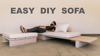 DIY Outdoor Sofa EASY