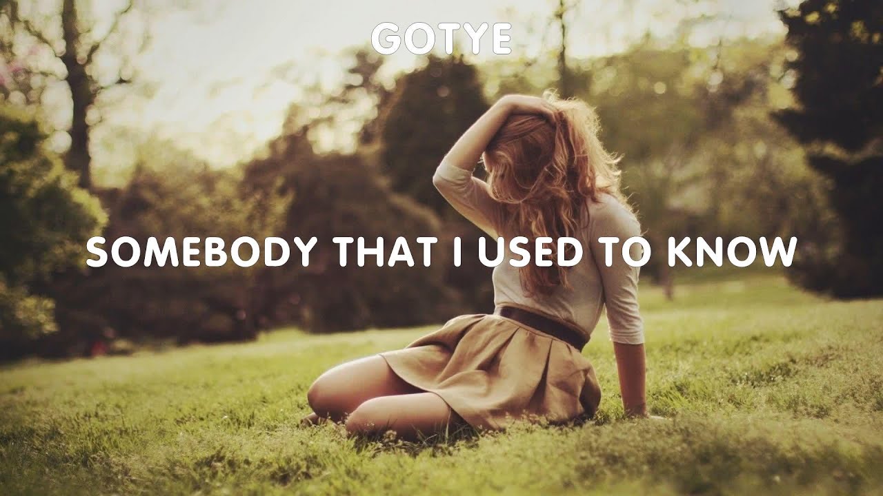Somebody That I Used To Know Lyrics Deutsch Gotye ~ Somebody That I Used To Know # lyrics # Dean Lewis, John Legend
