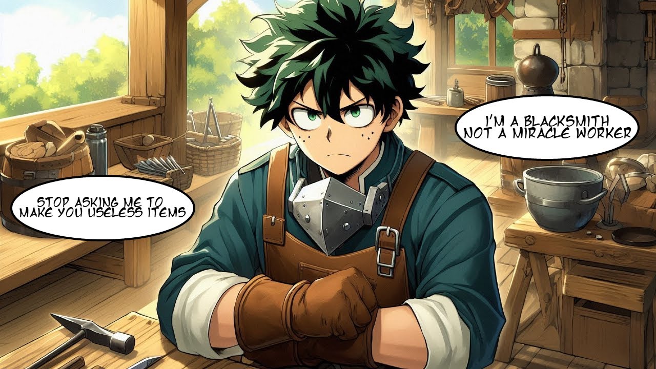 Что, если бы у Деку была причуда кузнеца. Полная история