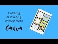 Content Creation & Batching