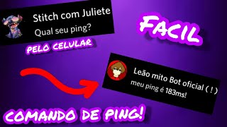 Comando de Ping - Tutorial Discord | Bot Designer For Discord #07