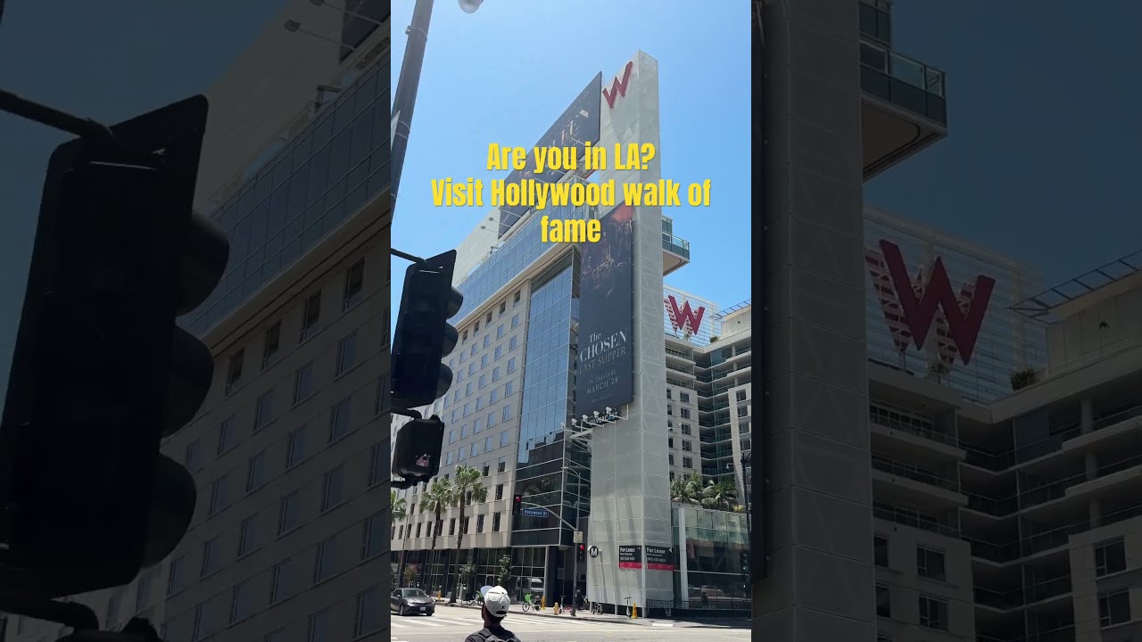 Hollywood walk of fame in LA. Luxurious shopping options! 