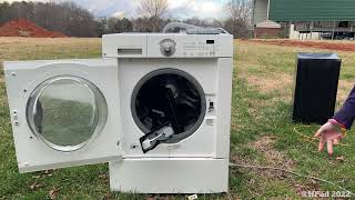 Frigidaire Washing Machine Destruction