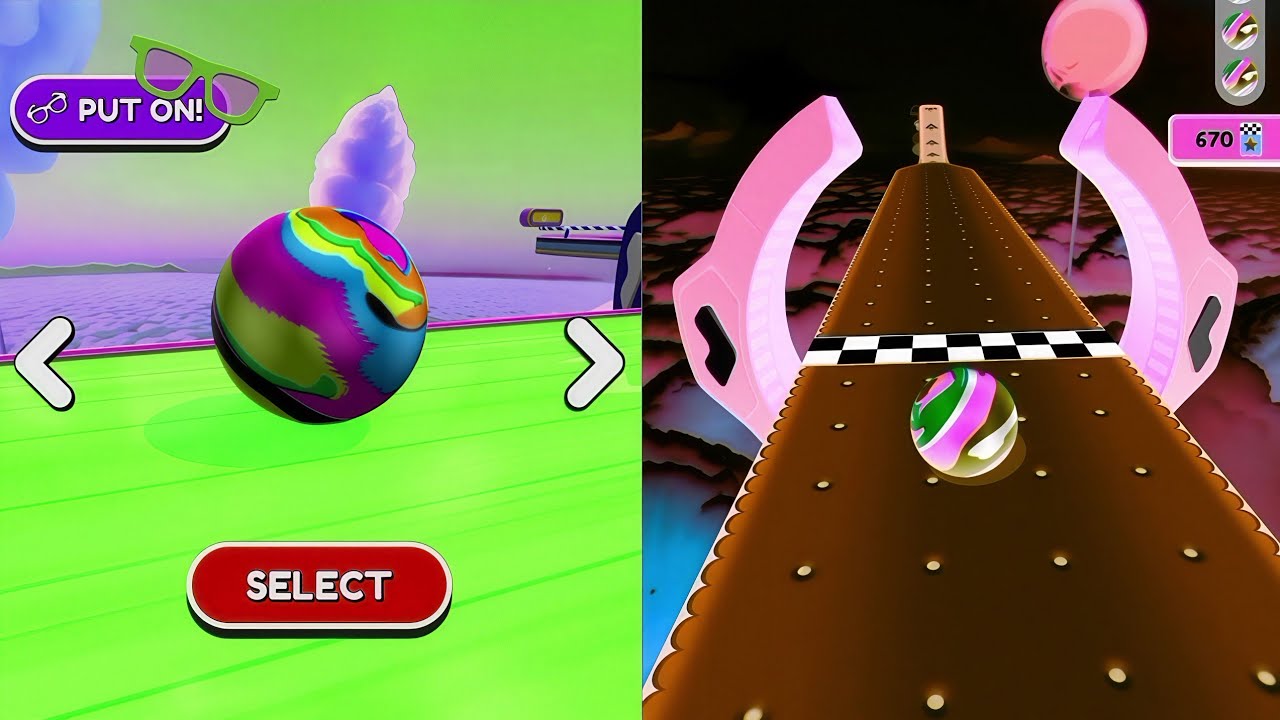 😈⚽Going Balls, SpeedRun Vs Reverse Video Gameplay Part 359