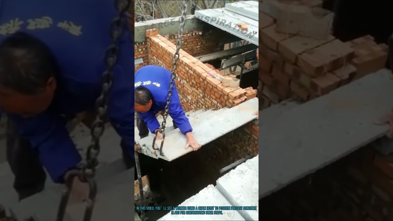 Building Stairs with Precast Concrete Slabs