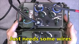 Military radio remote control set teardown BC-451 and TL-64