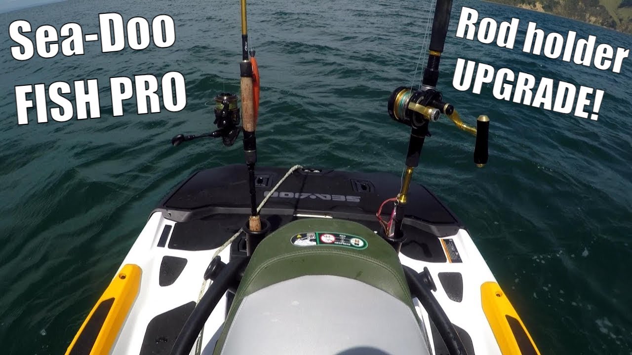 Sea-Doo Fish Pro easy rod holder upgrade 