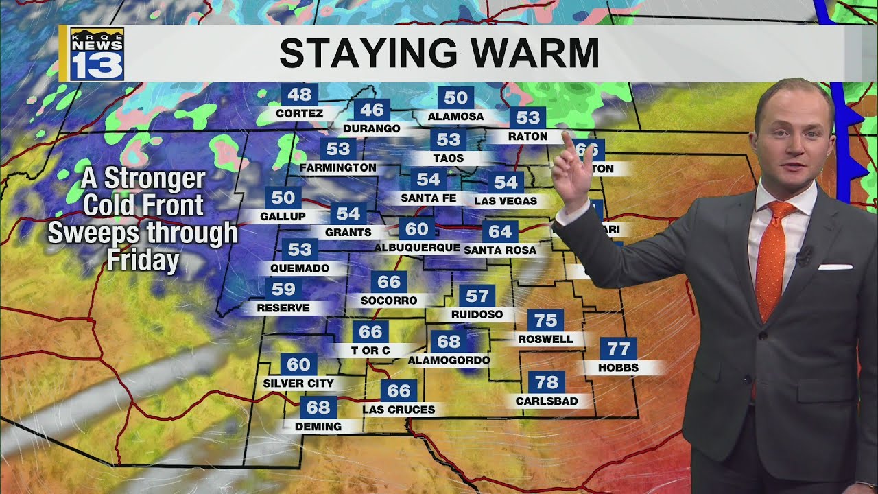 Temperatures will feel more like March again by the end of this week