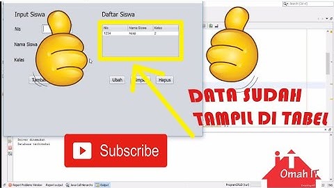 Cara Mudah Tampil Data Di Tabel Dengan Netbeans