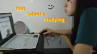 24 Hrs Before My First Online Exam In Med School Last Minute Study Study Vlog 