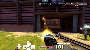 TF2 Highlander, pl_swiftwater offence - Heavy POV