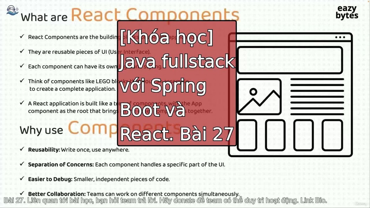 Bài 27: Java Fullstack với Spring Boot và React - YouTube